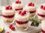 Tiramisu aux framboises, idéal en famille