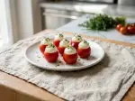 Tomates cocktails au fromage, à partager en famille