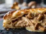 Auvergne Chicken & Chanterelle Tourte (Pie), generous and family-friendly