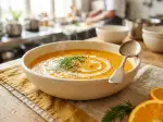 Photo recipe Carrot and orange velvet soup
