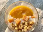 Verrine mangue-abricot, rapide et facile