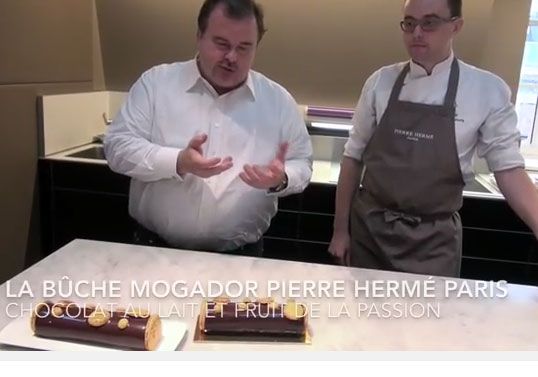 Bûche de noël par pierre Hermé