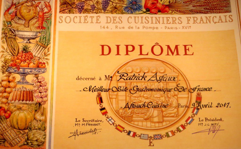 Repas annuel des Cuisiniers Francais