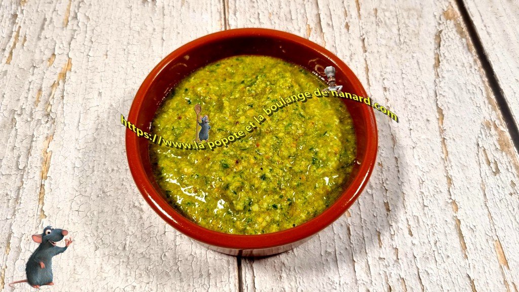 Pesto aux tiges d'oignons verts