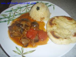 Aubergines revisitée à l indienne