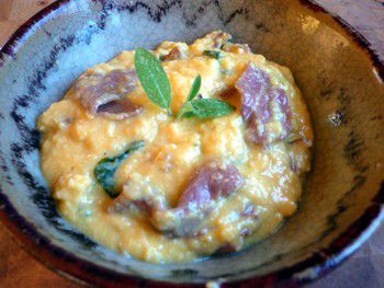 Brouillade d'oeufs à la sauge