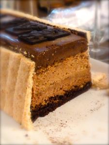 Bûche glacée aux 3 chocolats