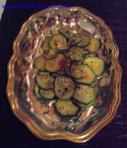 Courgettes sautées aux graines de fenouil