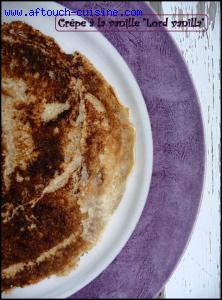 Crêpes sans oeufs à la vanille