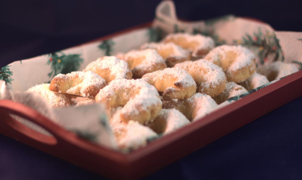 Croissants aux noisettes de noël