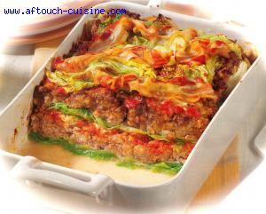 Fausses lasagnes au chou frisé