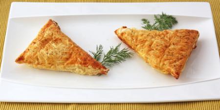 Feuilleté de St Jacques à la fondue de poireaux