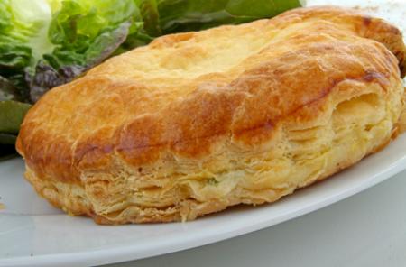 Feuilleté de saumon à l'oseille