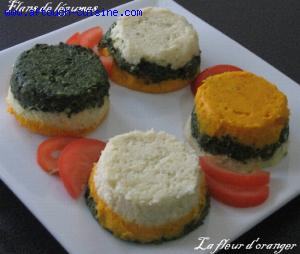 Flan aux trois légumes