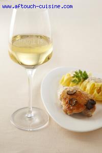 Fricassée de volaille et truffes au Chablis