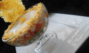 Omelette légumes crabe