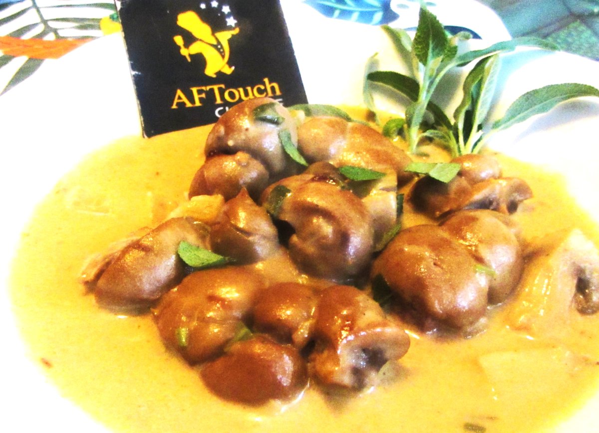 Rognons de veau sautés en crème de sauge