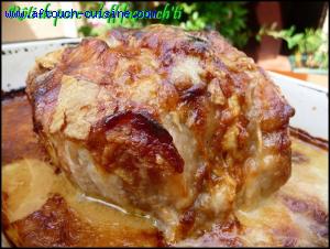 Rôti de porc façon orloff