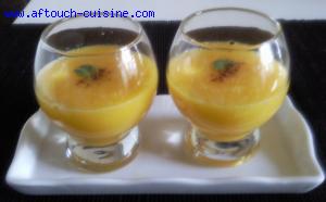 Soupe de mangues épicée
