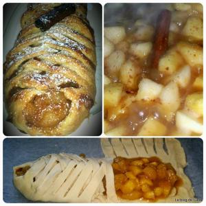 Strüdel tresse pomme-poire