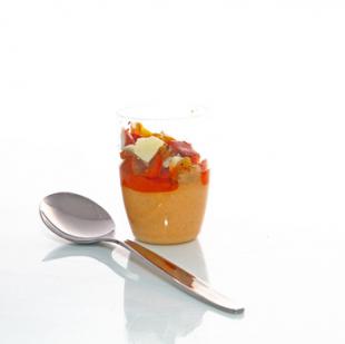 Verrines de poivrons à la féta