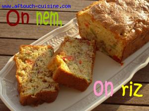 Cake façon poulet basquaise