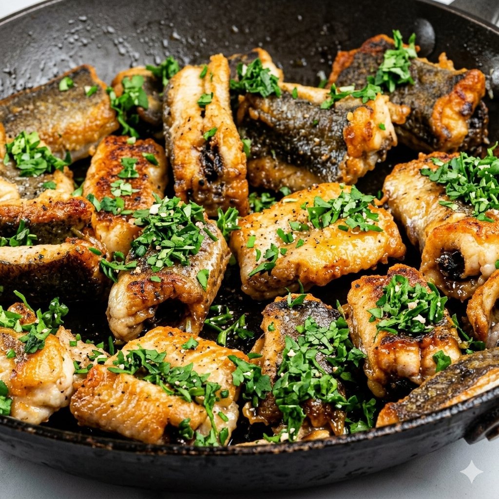 Recette Anguilles à la persillade