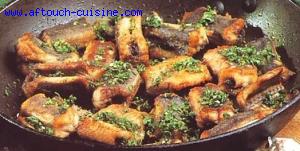 Anguilles à la persillade