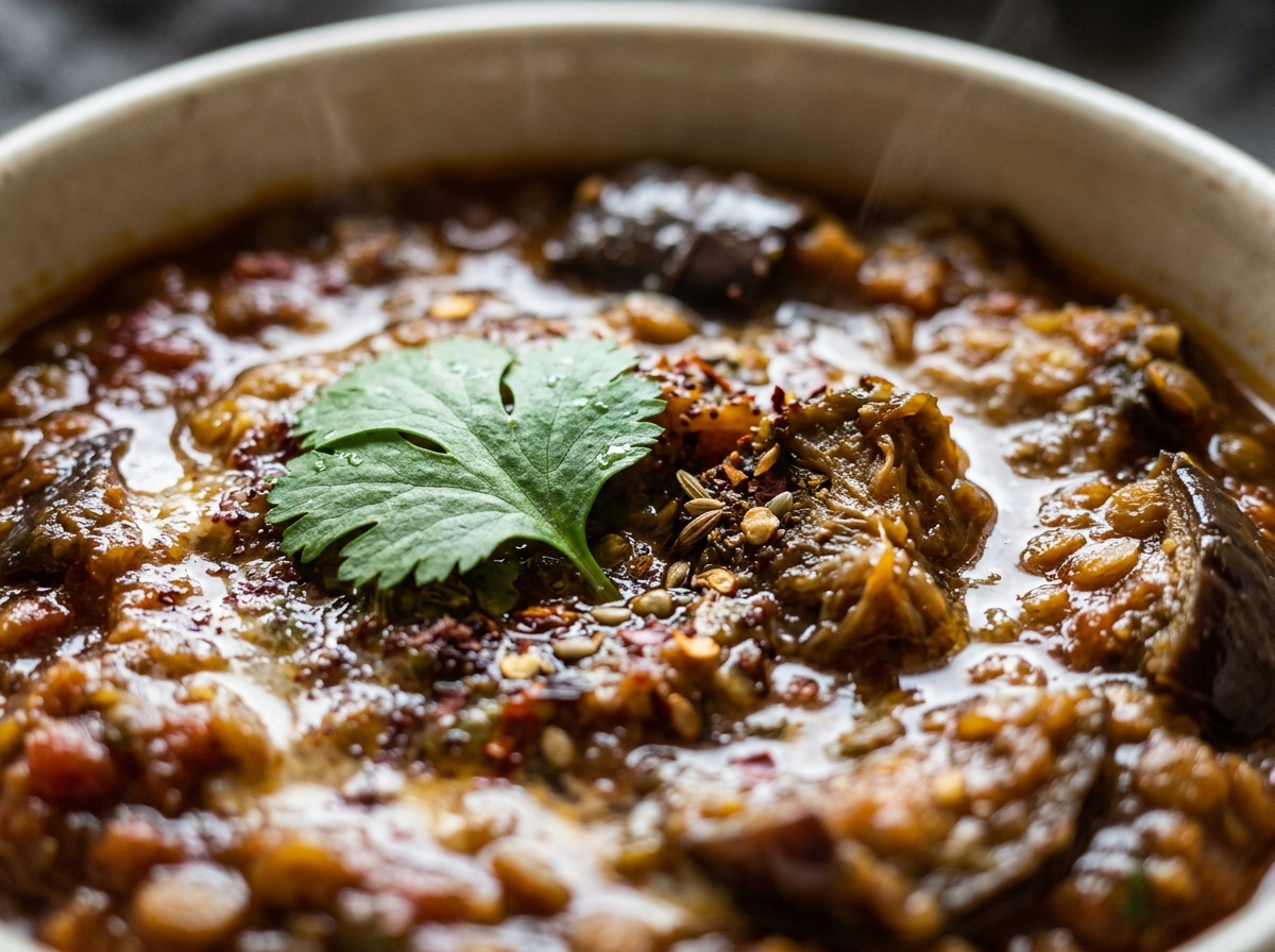 Aubergines revisitée à l indienne