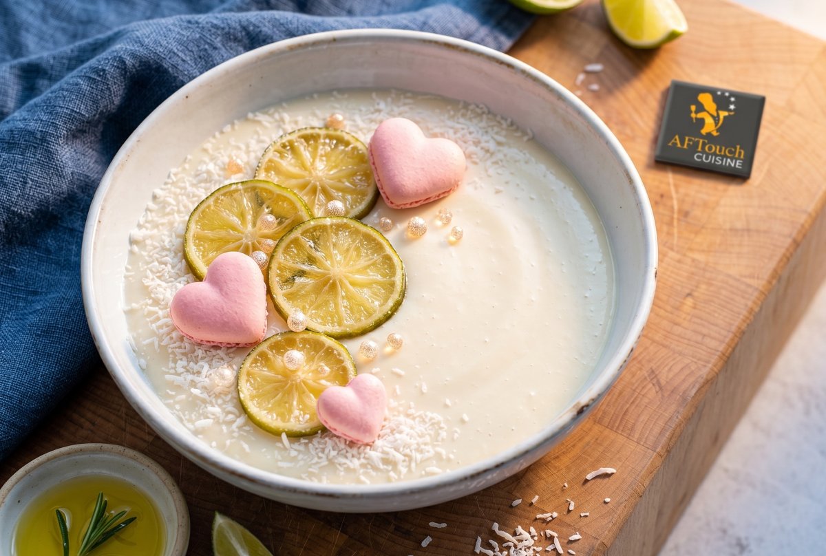 Blanc manger coco et citron vert