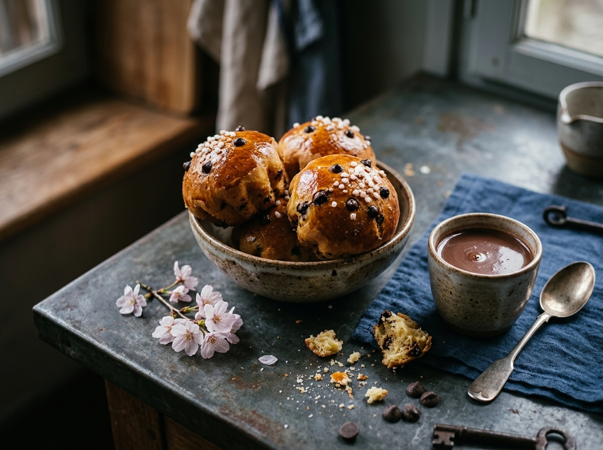 Briochettes aux pépites de chocolat