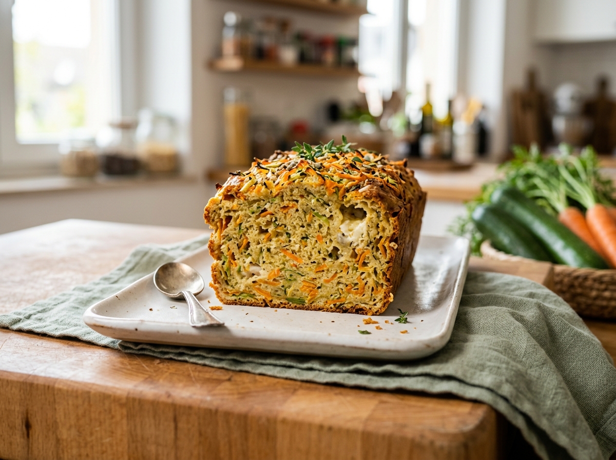 Cake aux courgettes et carottes