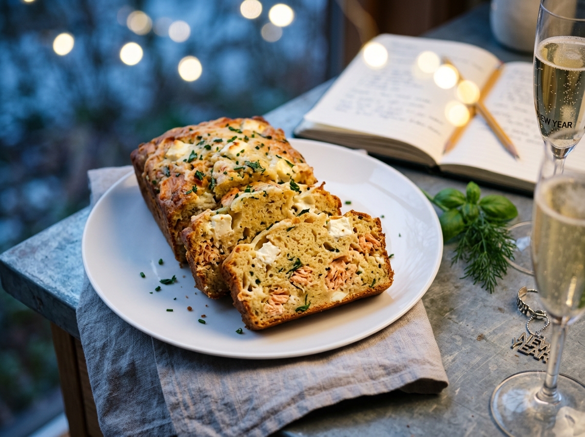 Cake saumon feta