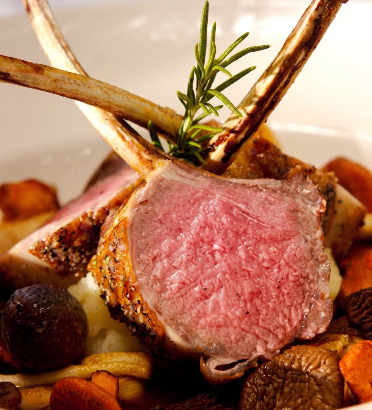 Carré d'agneau basse température