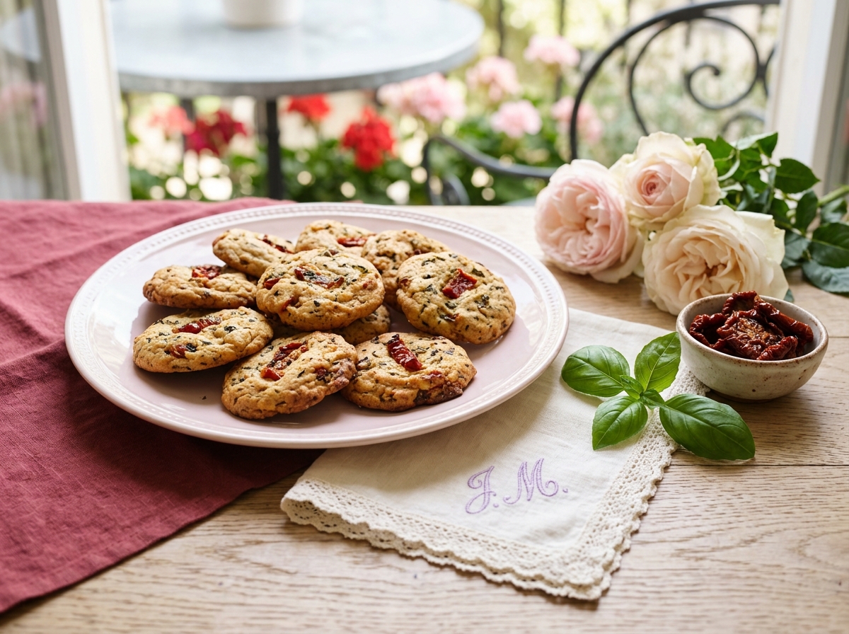 Cookies aux tomates séchées