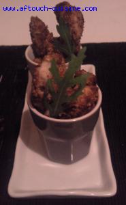 Escalopines de volaille panées aux noisettes