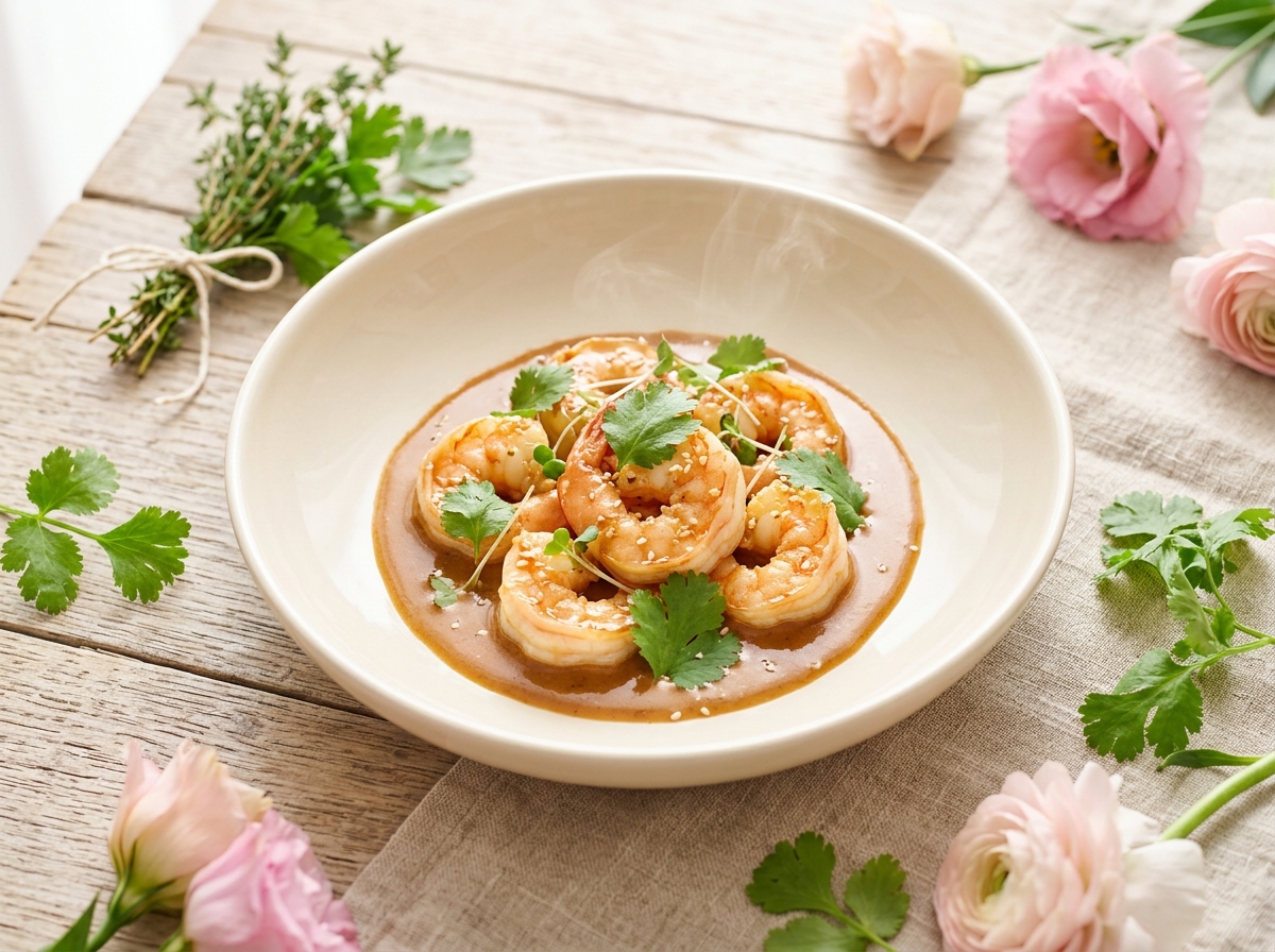 Gambas façon asiatique
