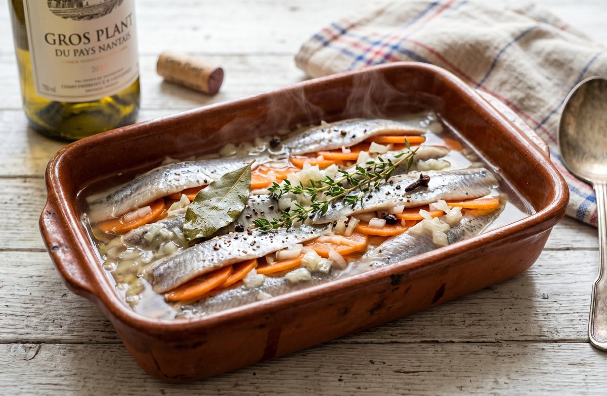 Harengs marinés