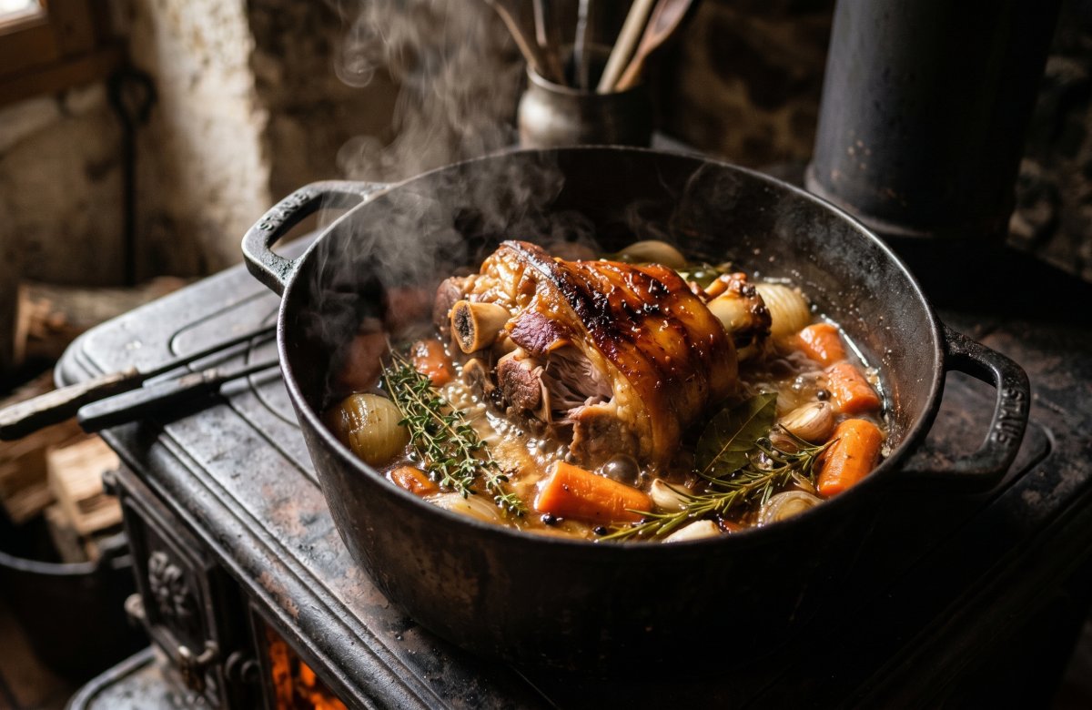 Jarret de porc à l'ancienne