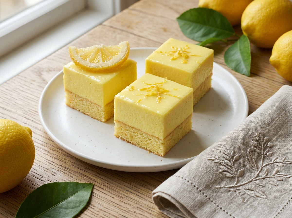 Minis bavarois citrons revisités