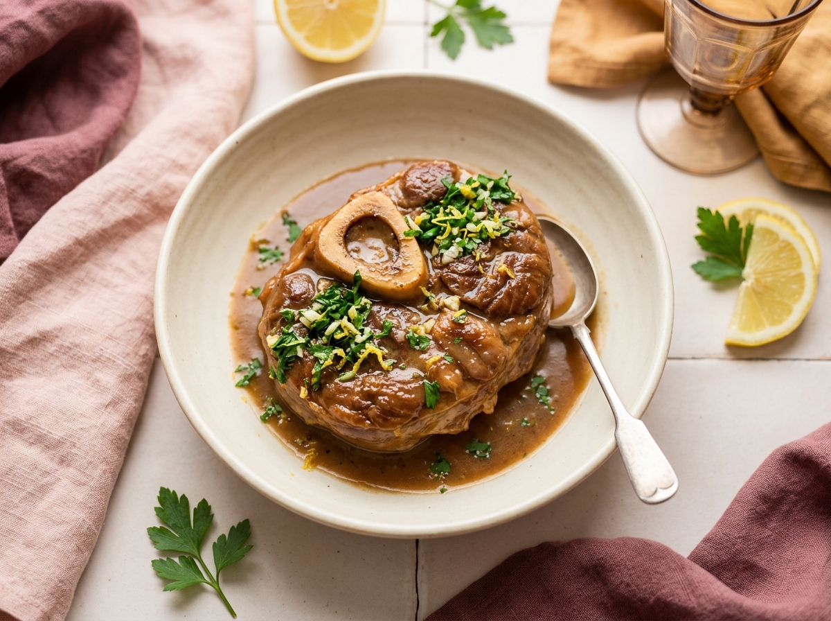 Osso bucco à la milanaise