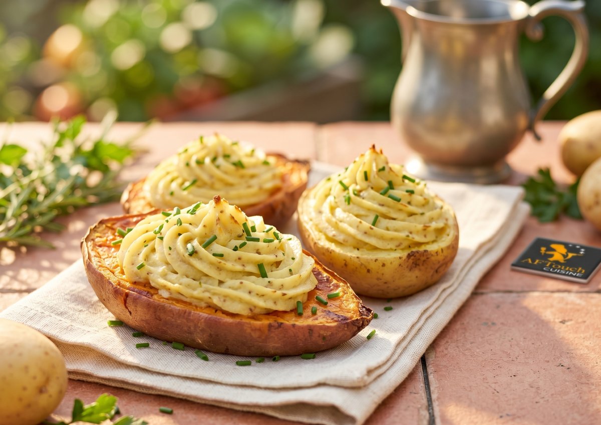 Patates douces au four