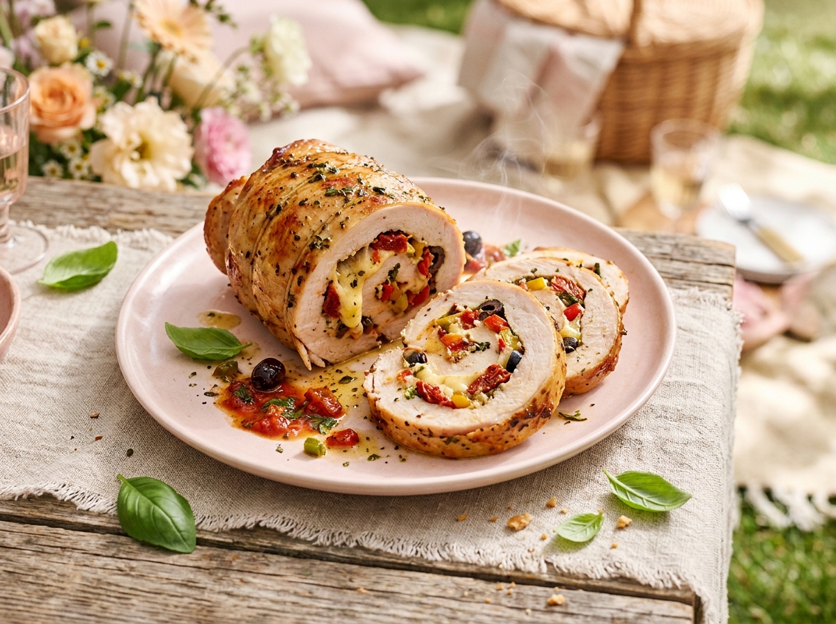 Roulades de dinde saveur pizza