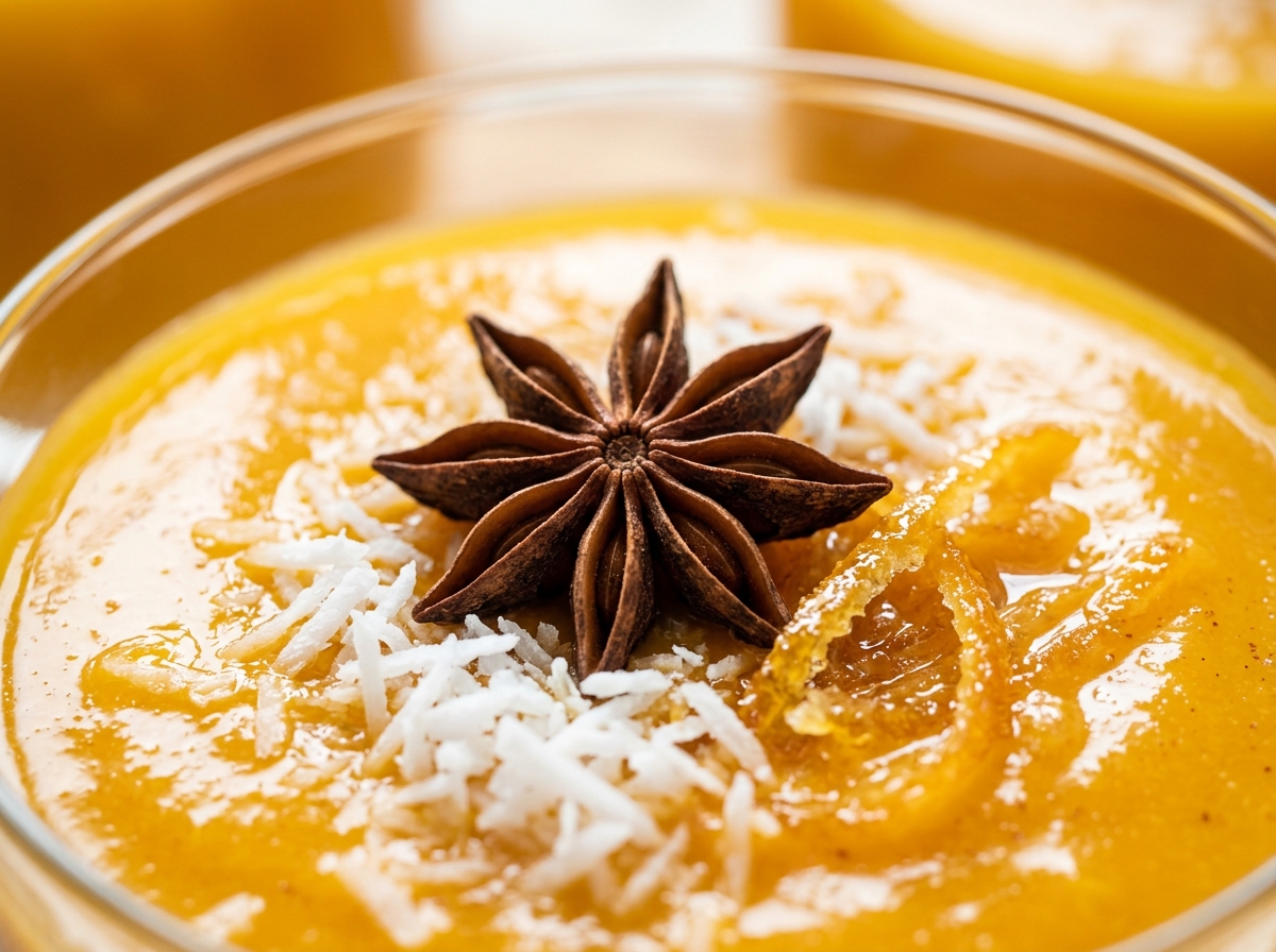 Soupe de mangues épicée