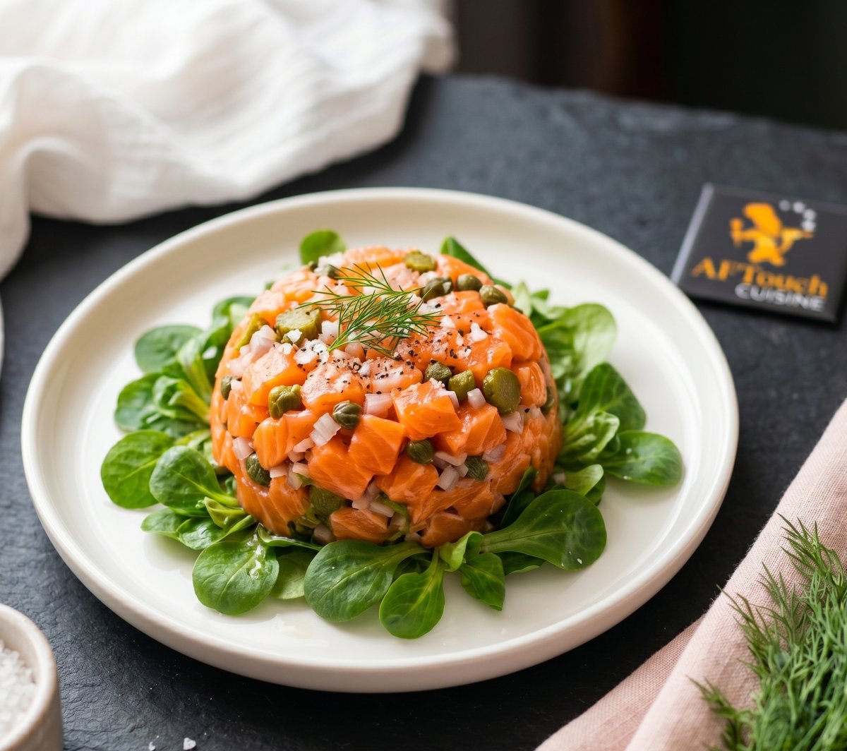 Tartare de saumon facile