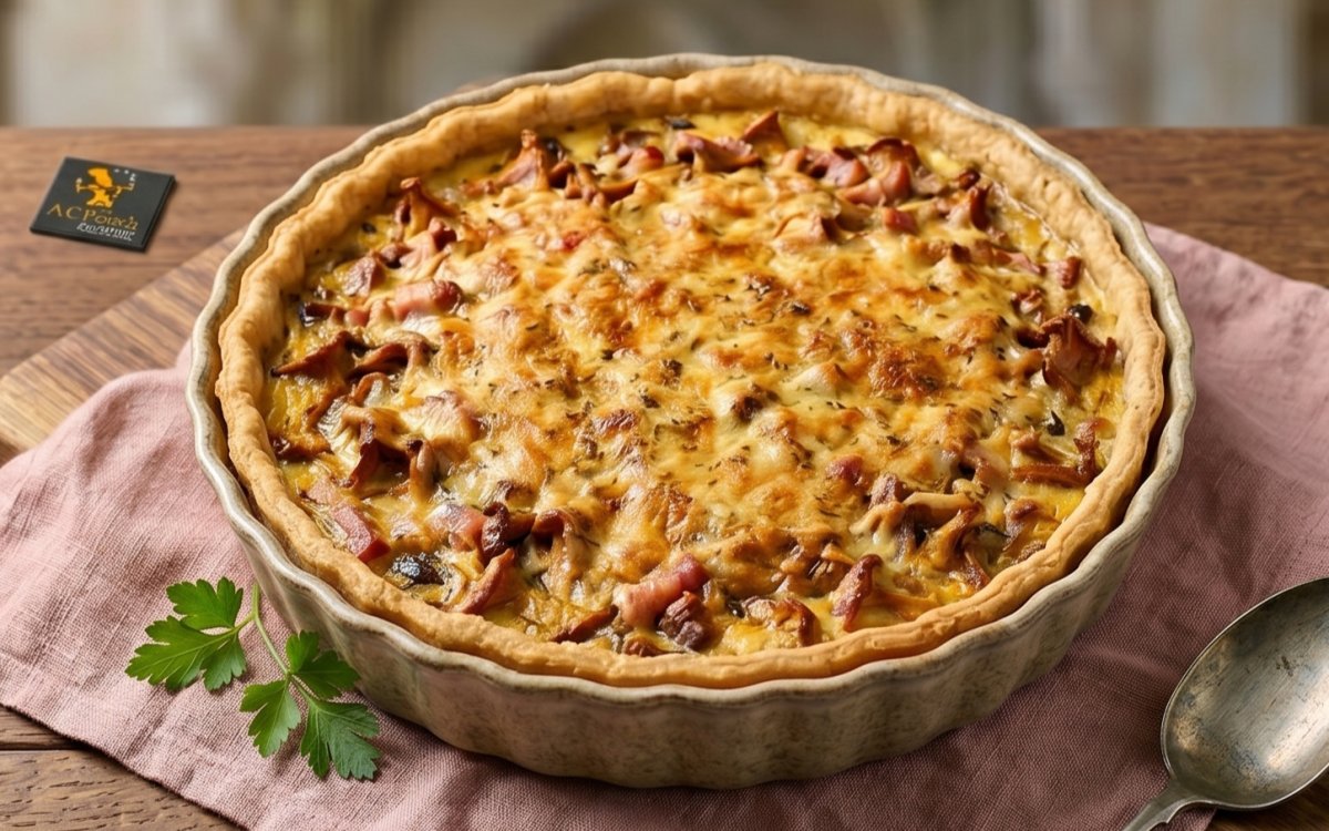 Tarte aux champignons