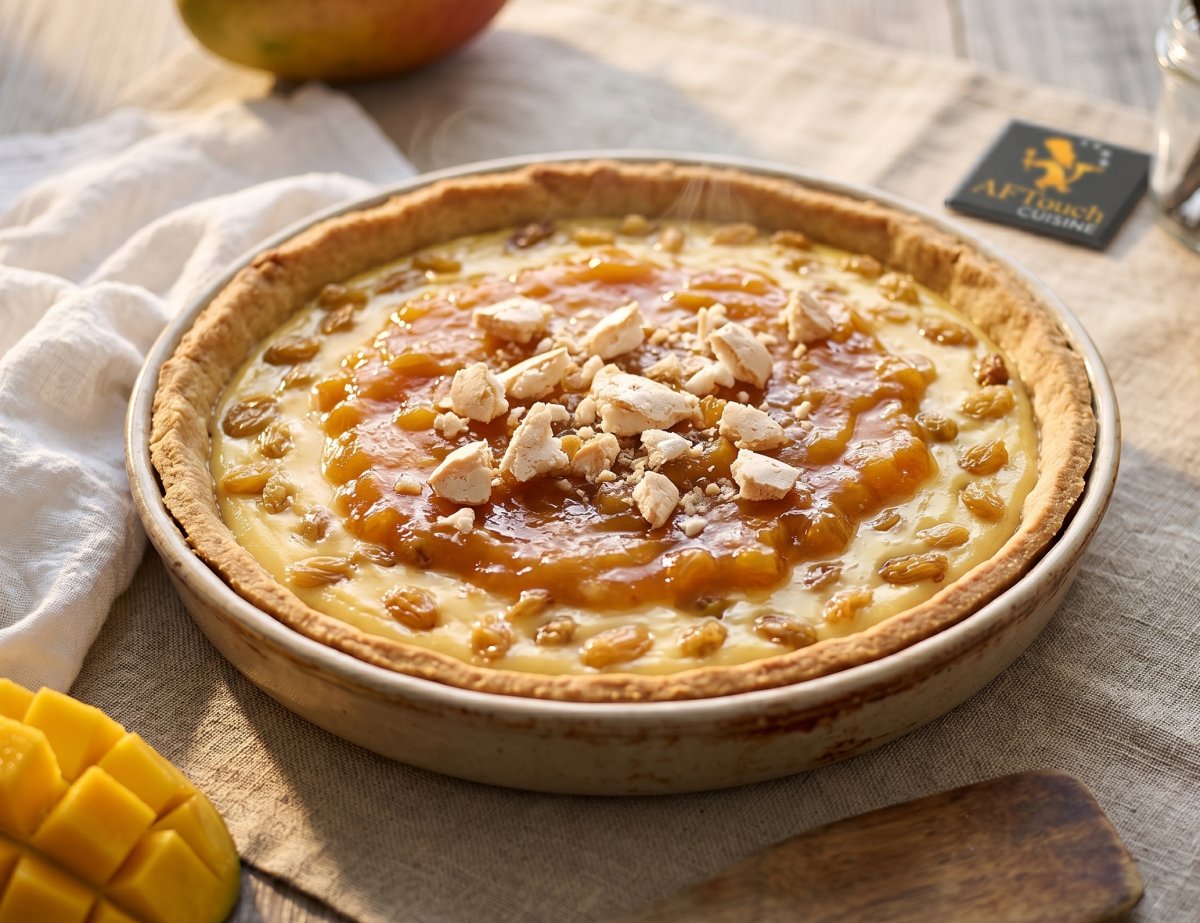 Tarte sablée Madinina aux saveurs créoles