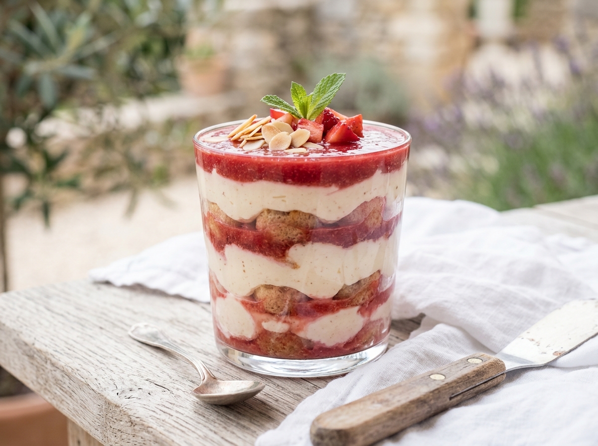 Tiramisu aux fraises