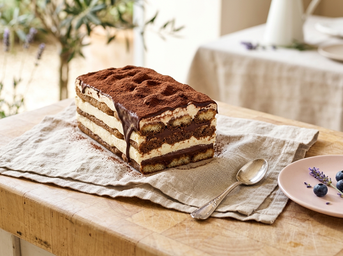 Tiramisu sans mascarpone
