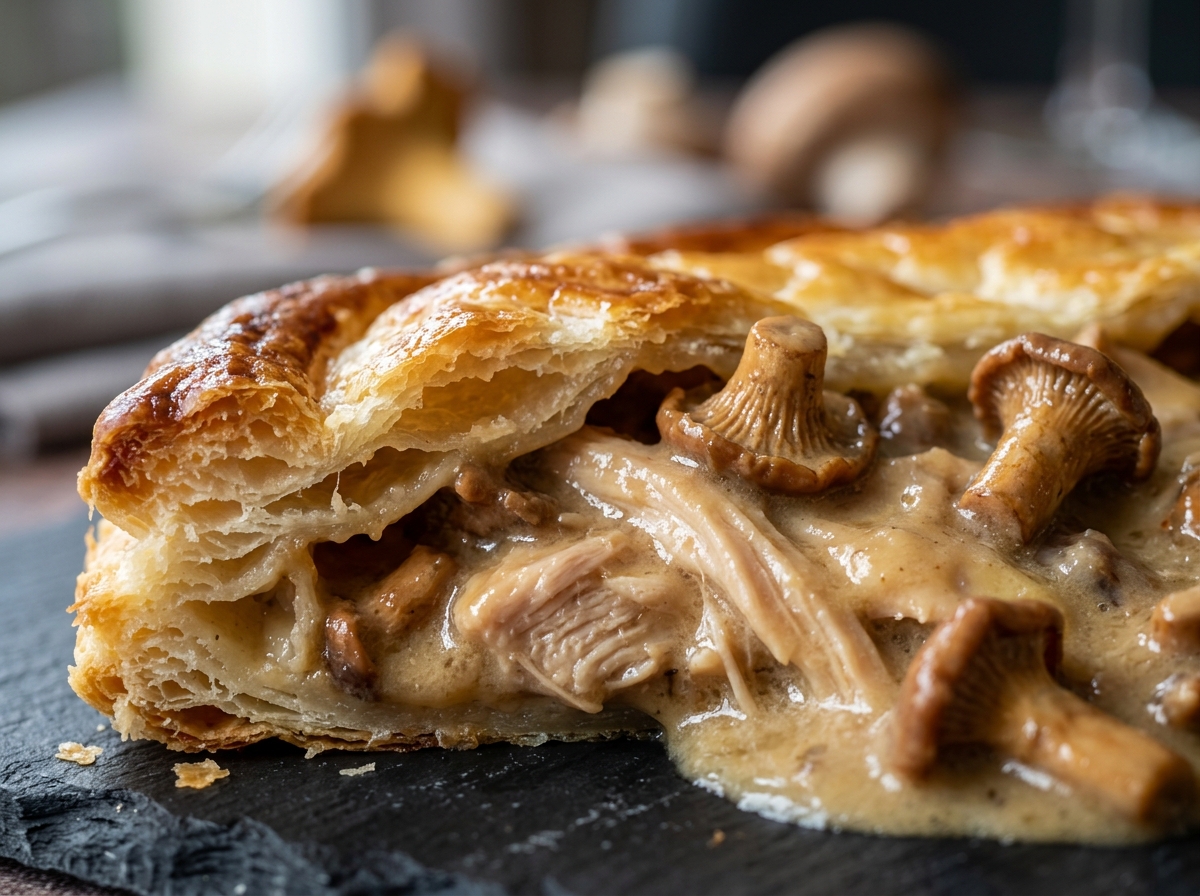 Auvergne Chicken & Chanterelle Tourte (Pie)